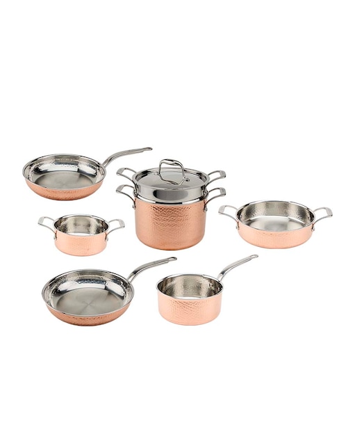 Batería de cocina Lagostina de acero inoxidable 8 piezas