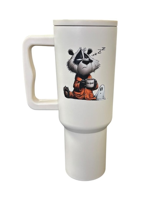 Termo Macarena Brand de acero inoxidable Halloween con tapa rosca 1.2 L