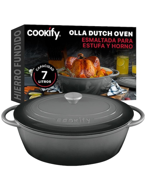 Horno holandés cookify hierro fundido esmaltado