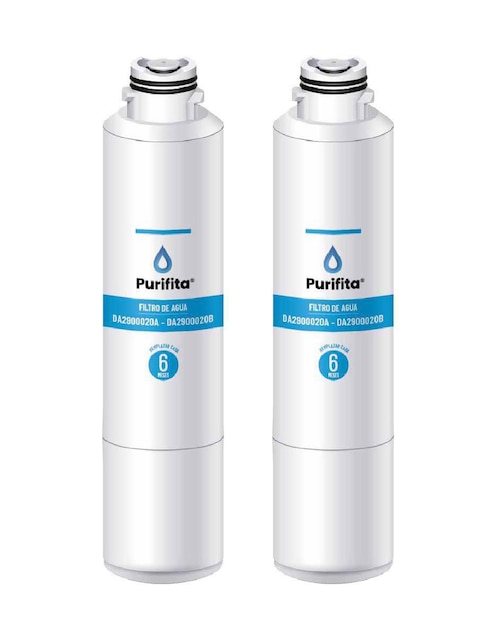 Set filtro de agua Purifita sa-da29 x2.