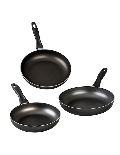 Set de sartenes Cinsa Sabor de aluminio 3 piezas