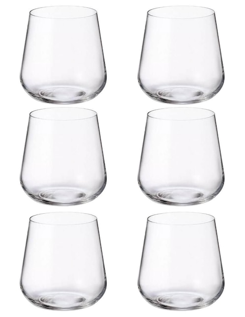 Set de vasos dof Ardea de vidrio con 6 piezas 1