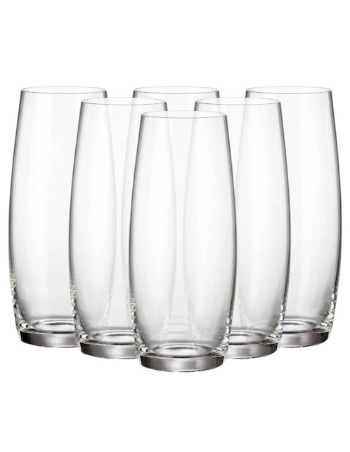 Set de vasos highball Pavo de vidrio con 6 piezas 1