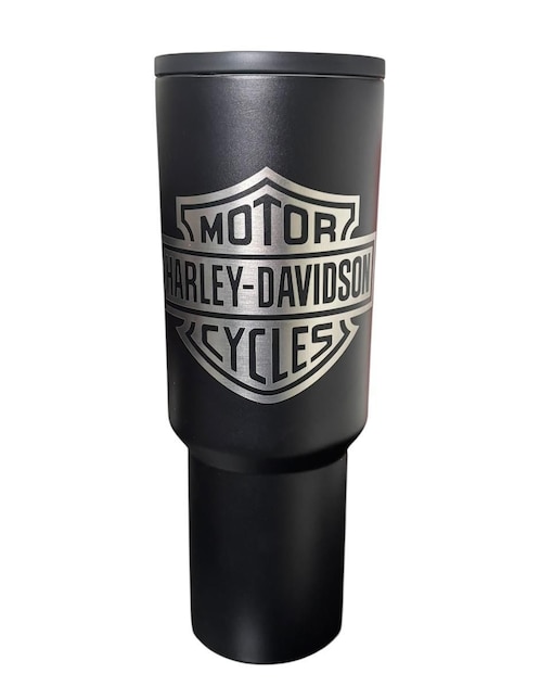 Termo Termomania de acero inoxidable Harley Davidson con tapa rosca 1.2 L
