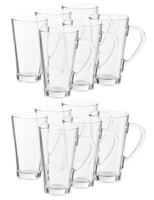 Set de tazas cappuccino Libbey Cavana 12 piezas