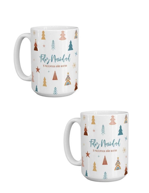 Set de tazas navideñas clásicas Tink 2 piezas