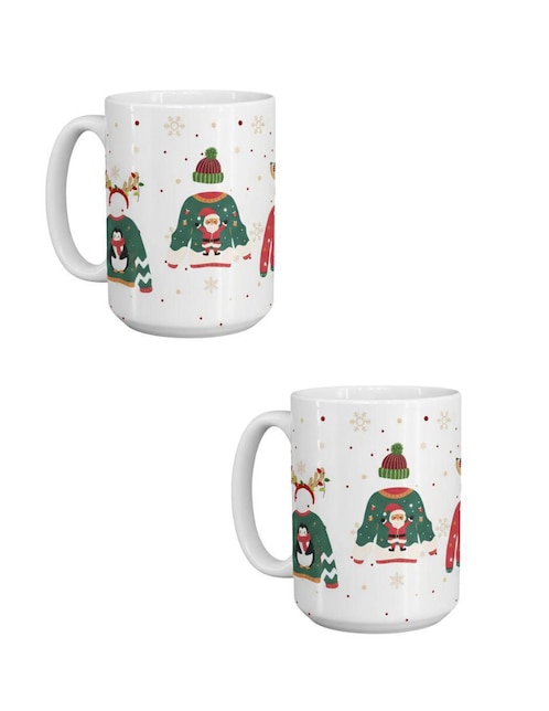 Set de tazas navideñas clásicas Tink 2 piezas