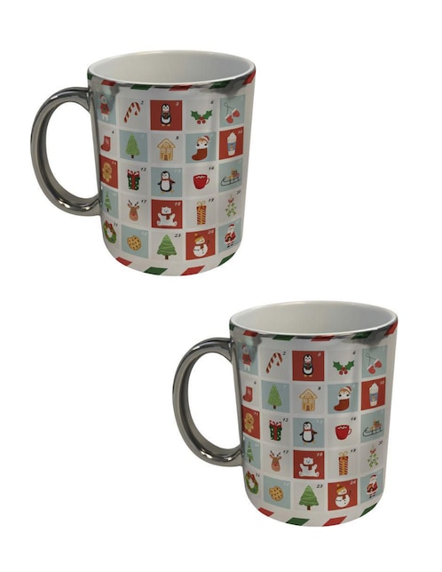 Set de tazas navideñas clásicas Tink 2 piezas