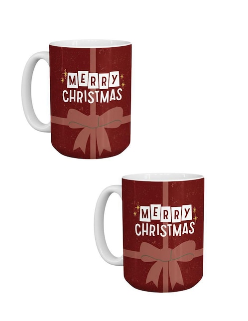Set de tazas navideñas clásicas Tink 2 piezas