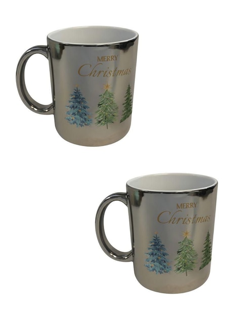 Set de tazas navideñas clásicas Tink 2 piezas