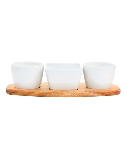 Set botanero de cerámica