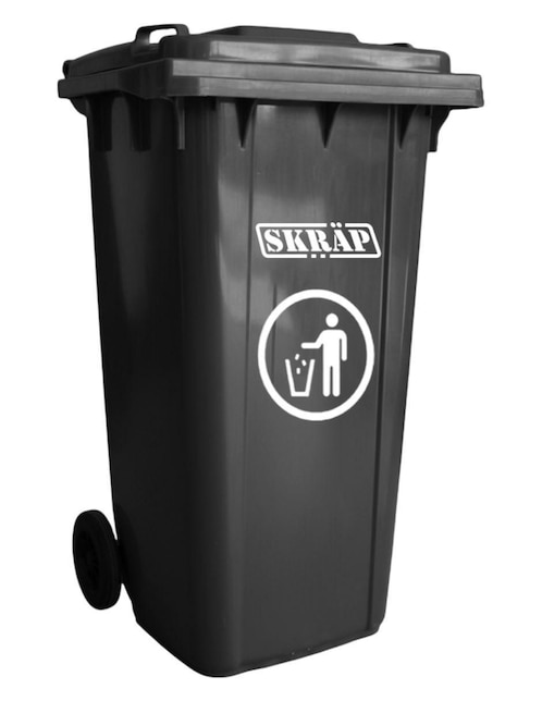 Bote de basura Skräp Urbano Ecomóvil 240L de plástico 1