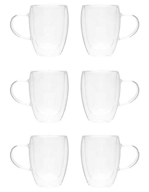 Set de tazas clásicas Chefmaker John Nada 6 piezas