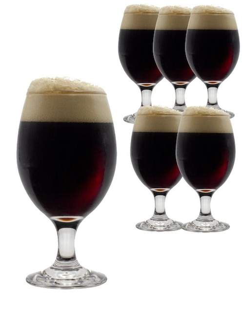 Set de vasos para cerveza Kasablanka Cocina de vidrio con 6 piezas