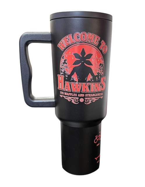 Termo Luxo Mx de acero inoxidable Stranger Things con tapa rosca 1.2 L