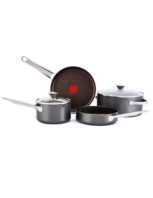 Batería de cocina T-Fal Talent Pro de aluminio antiadherente sin PFOA 6 piezas