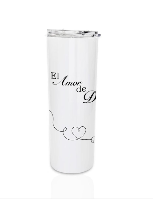 Termo Tink de acero inoxidable con tapa a presión 590 ml