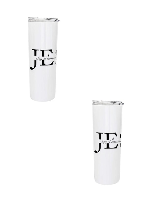 Set termo Tink de acero inoxidable con tapa a presión 590 ml