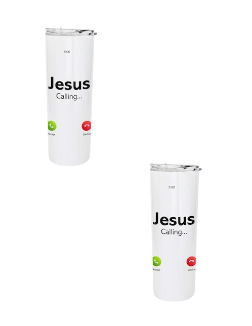 Set termo Tink de acero inoxidable con tapa a presión 590 ml