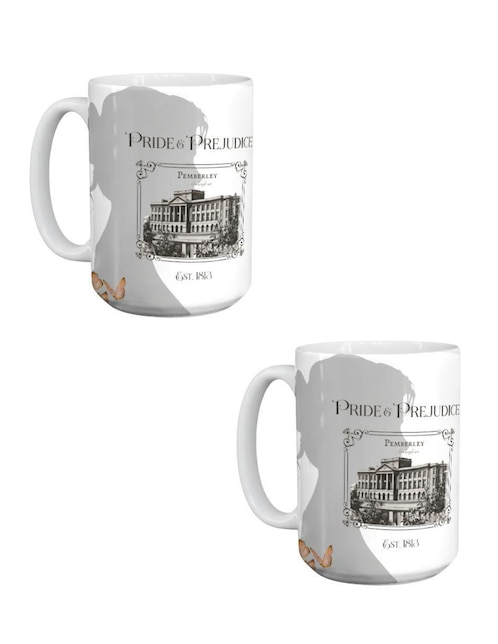 Set de tazas clásicas Tink Jane Austen 2 piezas