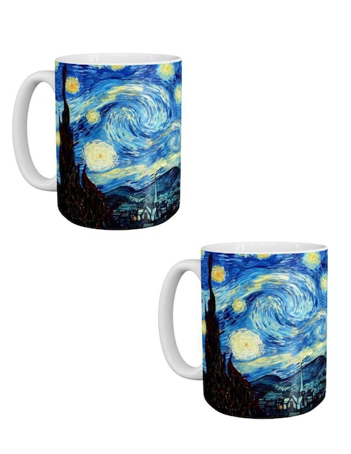 Set de tazas americana Tink Vincent Van Gogh 2 piezas