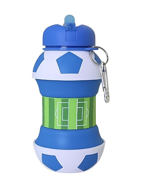 Botella de agua de silicón con tapa rosca 550 ml 1