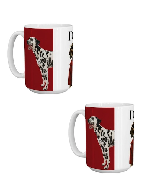 Set de tazas clásica Tink Perro Dalmata 2 piezas