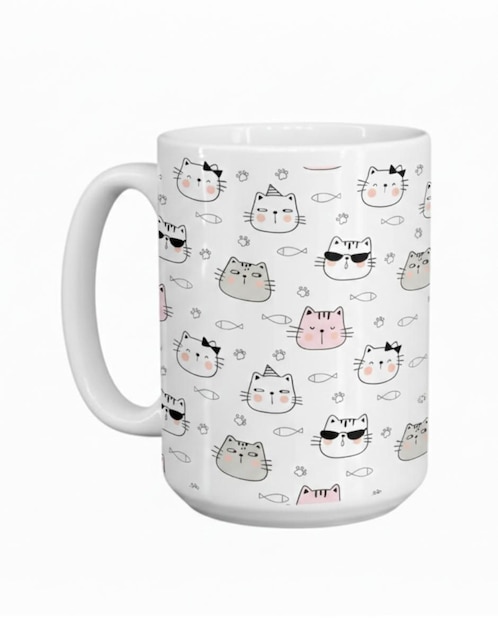 Taza americana Tink Gatos