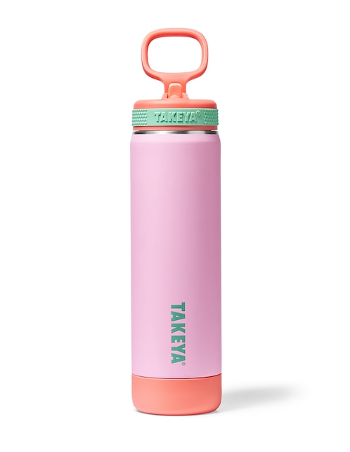 Termo de acero inoxidable Takeya Soft Touch con tapa flip top 650 ml 1