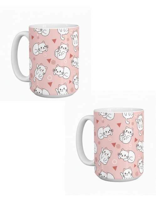 Set de tazas clásicas Tink Gatos 2 piezas