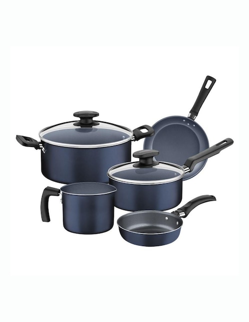 Batería de cocina Tramontina Loreto de aluminio antiadherente sin PFOA 7 piezas