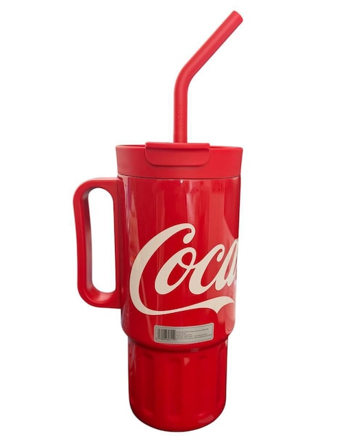 Termo Germ de acero inoxidable Coca Cola con tapa rosca 1.2 L