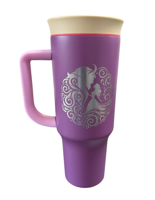 Termo de acero inoxidable Beauty And The Beast con tapa rosca 1.2 l 1