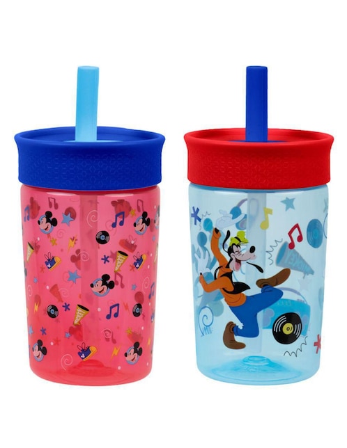 Set botella de agua Magma Life con tapa rosca 450 ml