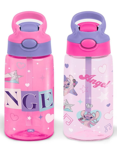 Set botella de agua Magma Life con tapa a prueba de derrame 450 ml