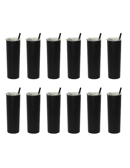 Set de 12 termos Ilios Innova de acero inoxidable con tapa disc top 580 ml