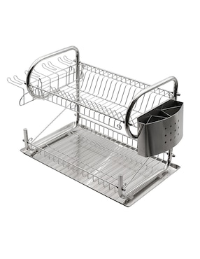 Escurridor de trastes Home Ideas de acero inoxidable