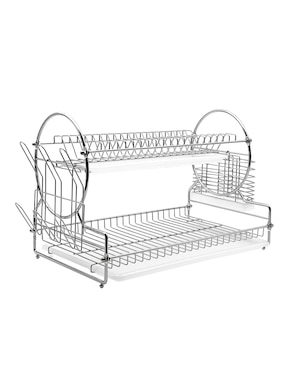 Escurridor de trastes Home Ideas de acero cromado
