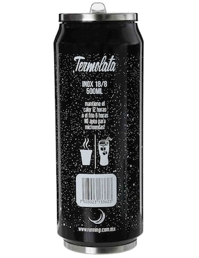 Termo Running de acero inoxidable con tapa rosca