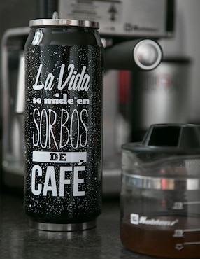 Termo Running de acero inoxidable con tapa rosca
