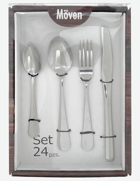 Set cubiertos Möven de acero inoxidable 24 piezas