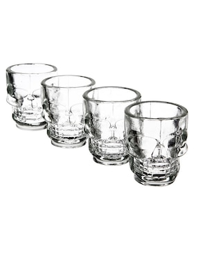 Tequileros Kikkerland chicos Calaveras gris claro