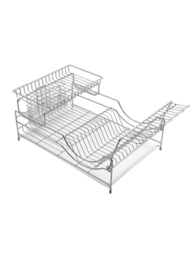 Escurridor de trastes Home Ideas de acero cromado