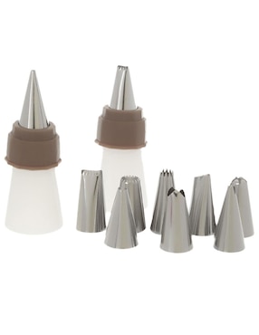 Set de duyas 12 piezas Dulces Besos acero inoxidable