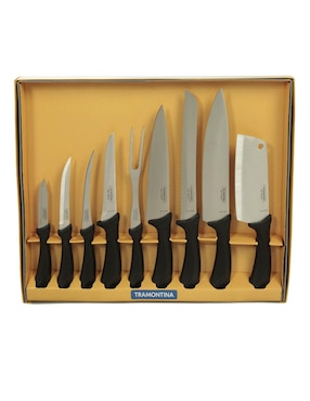 Set de cuchillos utilitario Tramontina  9 piezas