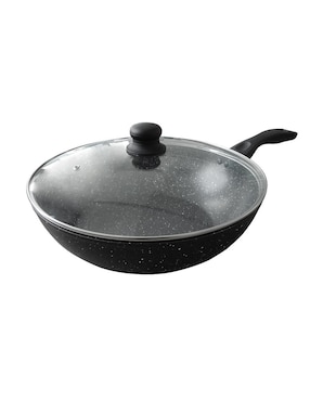 Sartén Wok con tapa Westinghouse de mármol