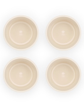 Set de ramekins de cerámica Kitchen Lab Classics 4 piezas