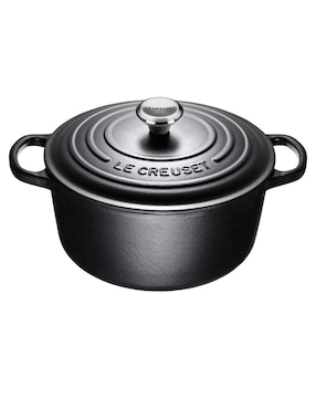 Cacerola Redonda Le Creuset Hierro 4.2 Litros Negra