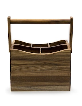 Pota cubiertos Home Ideas madera natural
