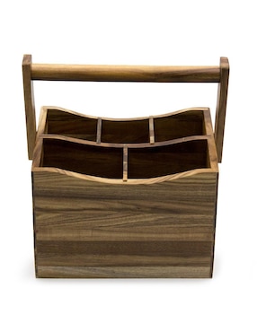 Pota cubiertos Home Ideas madera natural